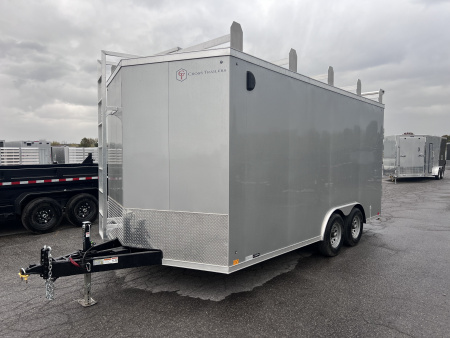 New 2025 Cross Trailers 8.5x16 10K Alpha Series Contractor Cargo / Enclosed Trailer