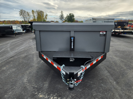 New 2026 BWISE DLP15 82x14 15K Tandem Axle Dump Trailer