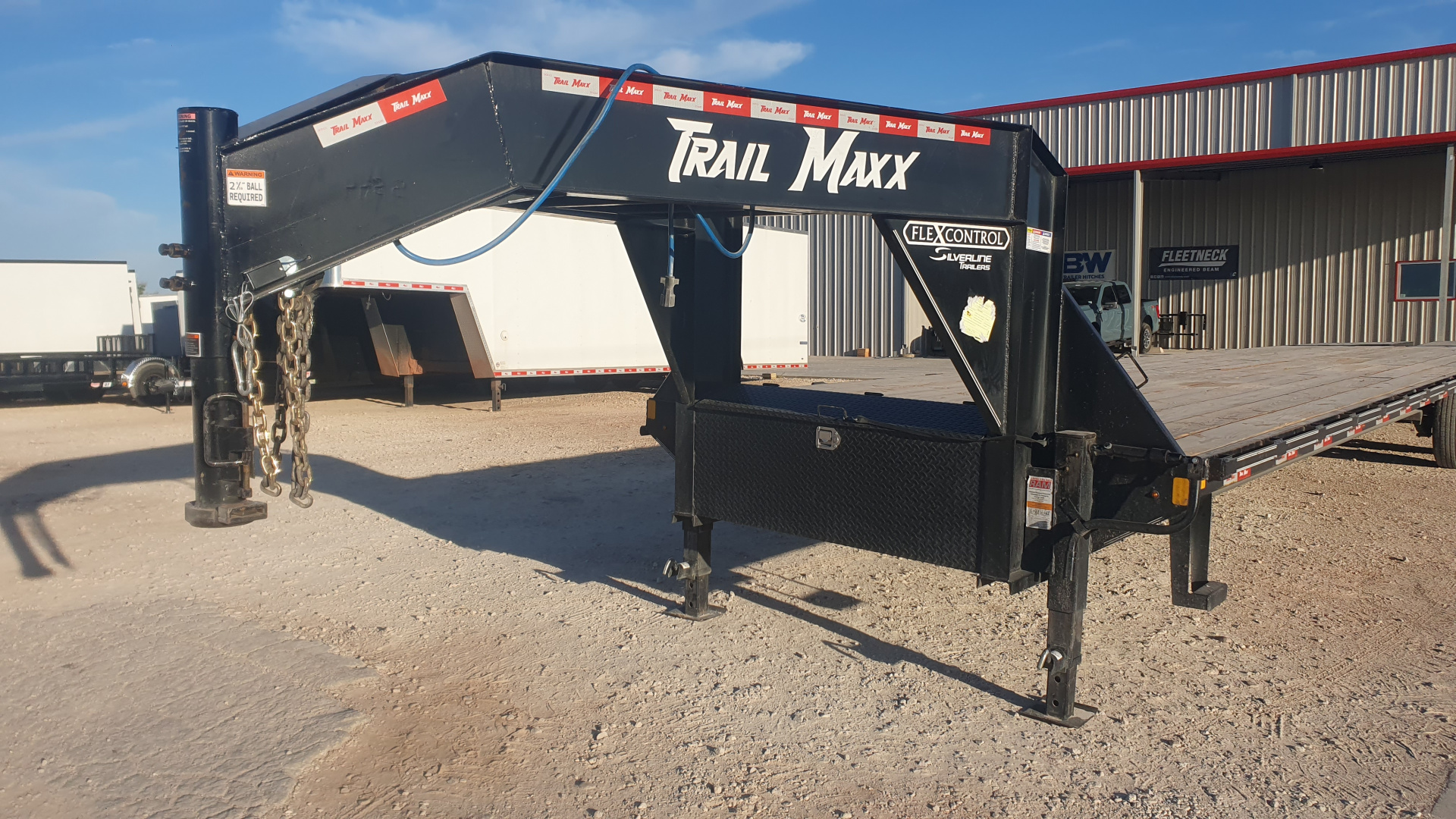 Used 2025 Trail Maxx 102"x40' Flatbed w/ Max Ramps