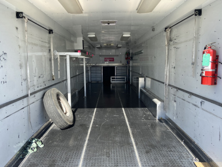 Used 2003 International Extended Cab with 2000 Featherlite Trailer