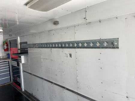Used 2003 International Extended Cab with 2000 Featherlite Trailer