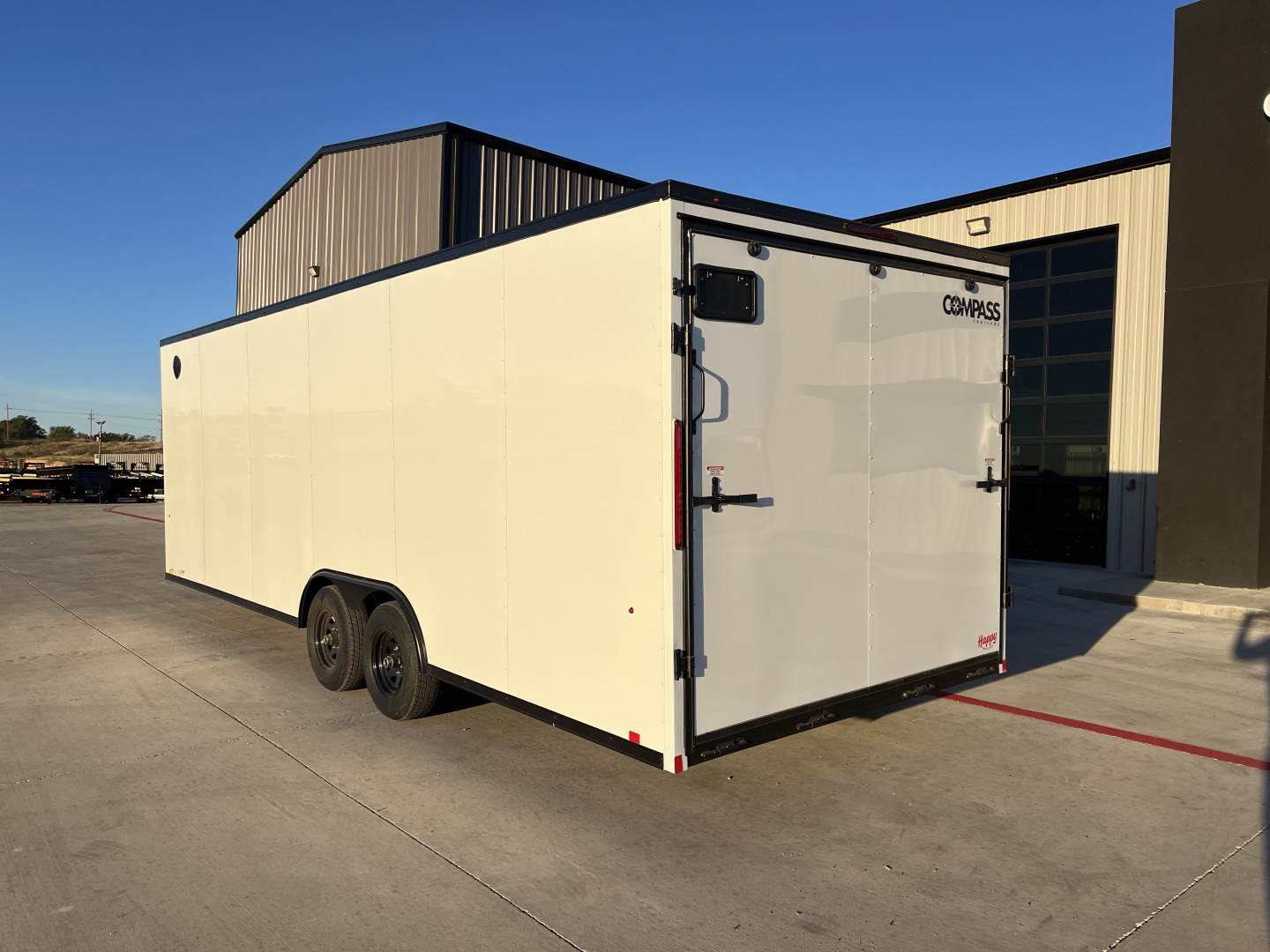 New 2026 Compass 8.5x24' Enclosed Cargo Trailer - Indigo DLX