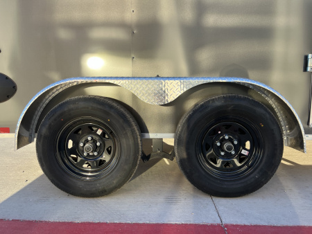 New 2026 Compass 7'x12' Enclosed Cargo Trailer - Indigo DLX