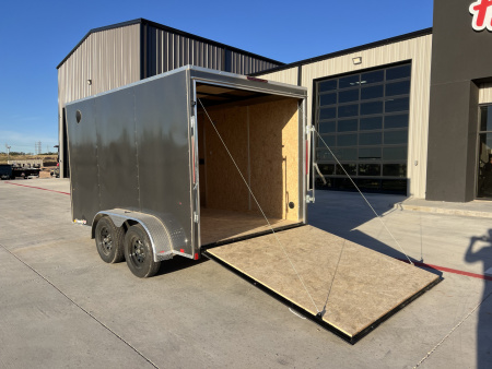 New 2026 Compass 7'x12' Enclosed Cargo Trailer - Indigo DLX