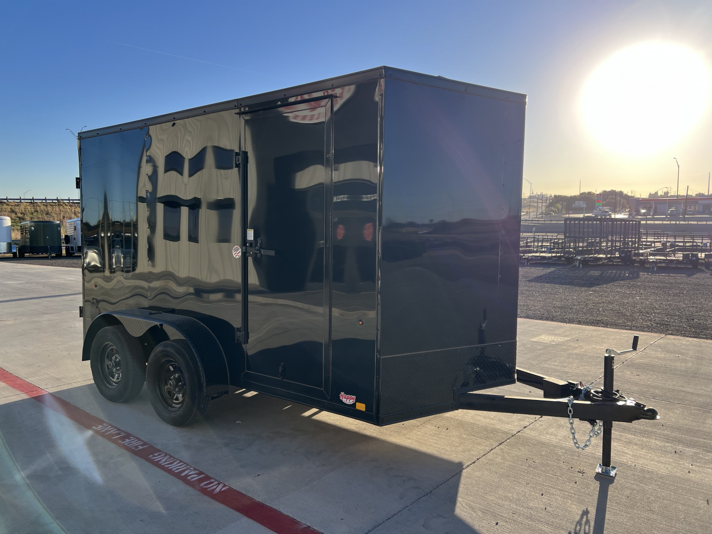 New 2026 Compass 7'x12' Enclosed Cargo Trailer - Indigo DLX