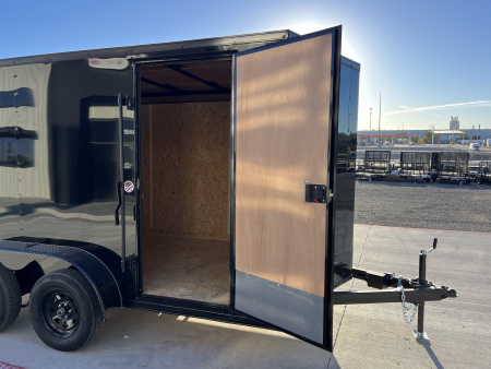 New 2026 Compass 7'x12' Enclosed Cargo Trailer - Indigo DLX