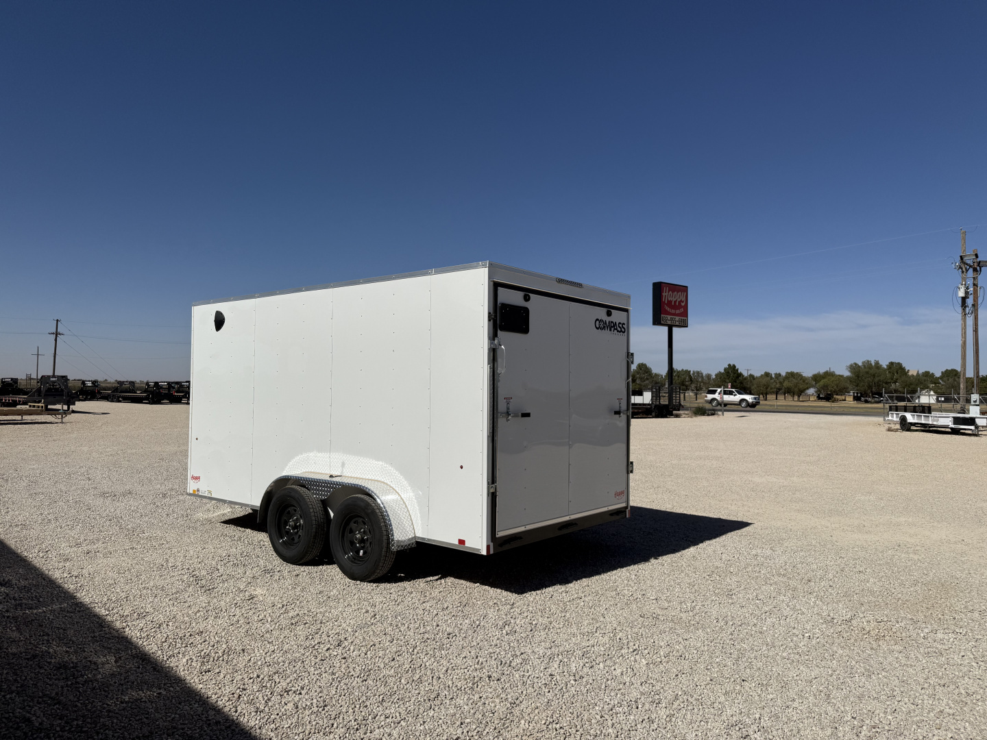 New 2026 Compass 7'x14' Enclosed Cargo Trailer - Indigo DLX