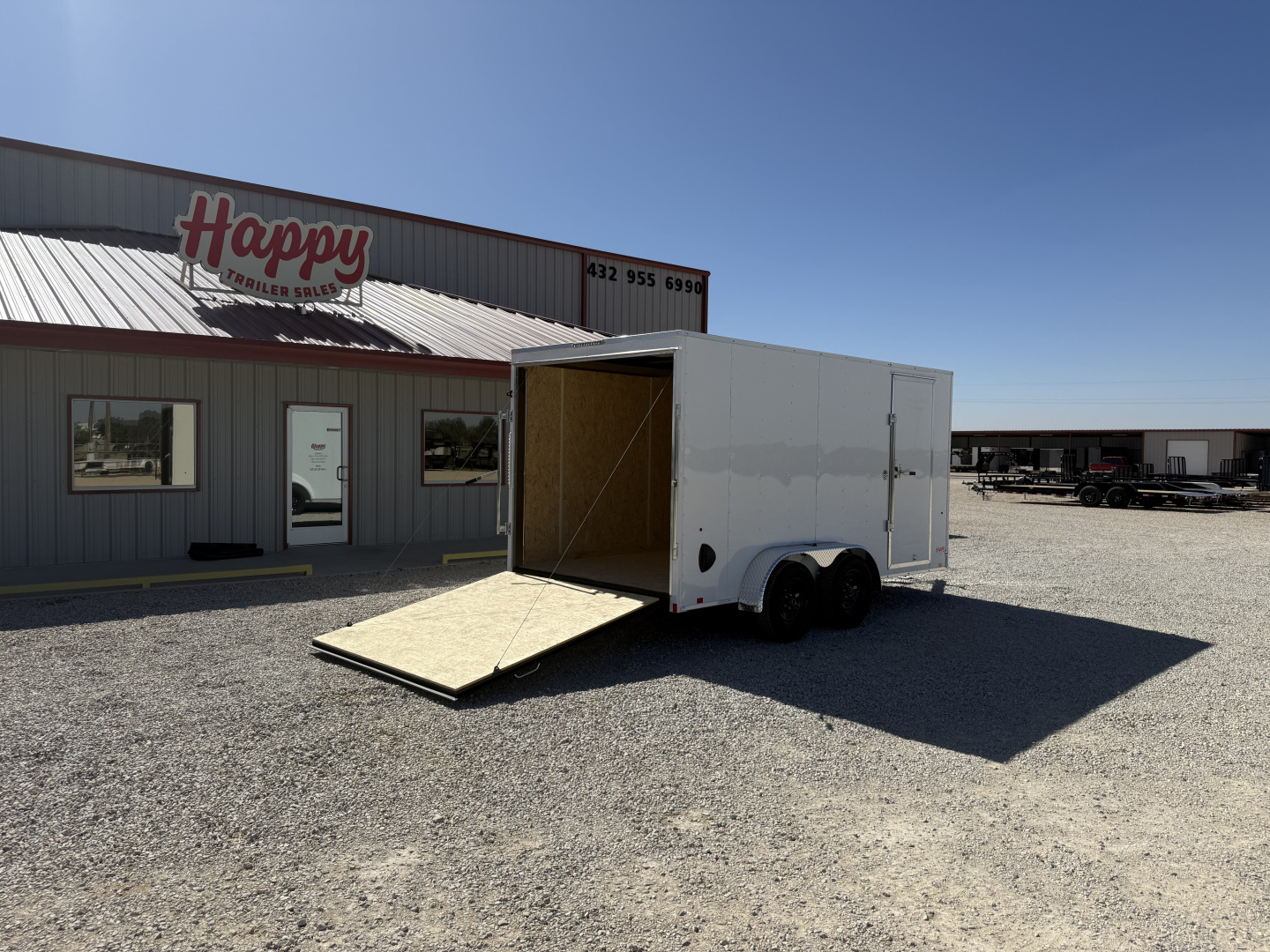 New 2026 Compass 7'x14' Enclosed Cargo Trailer - Indigo DLX