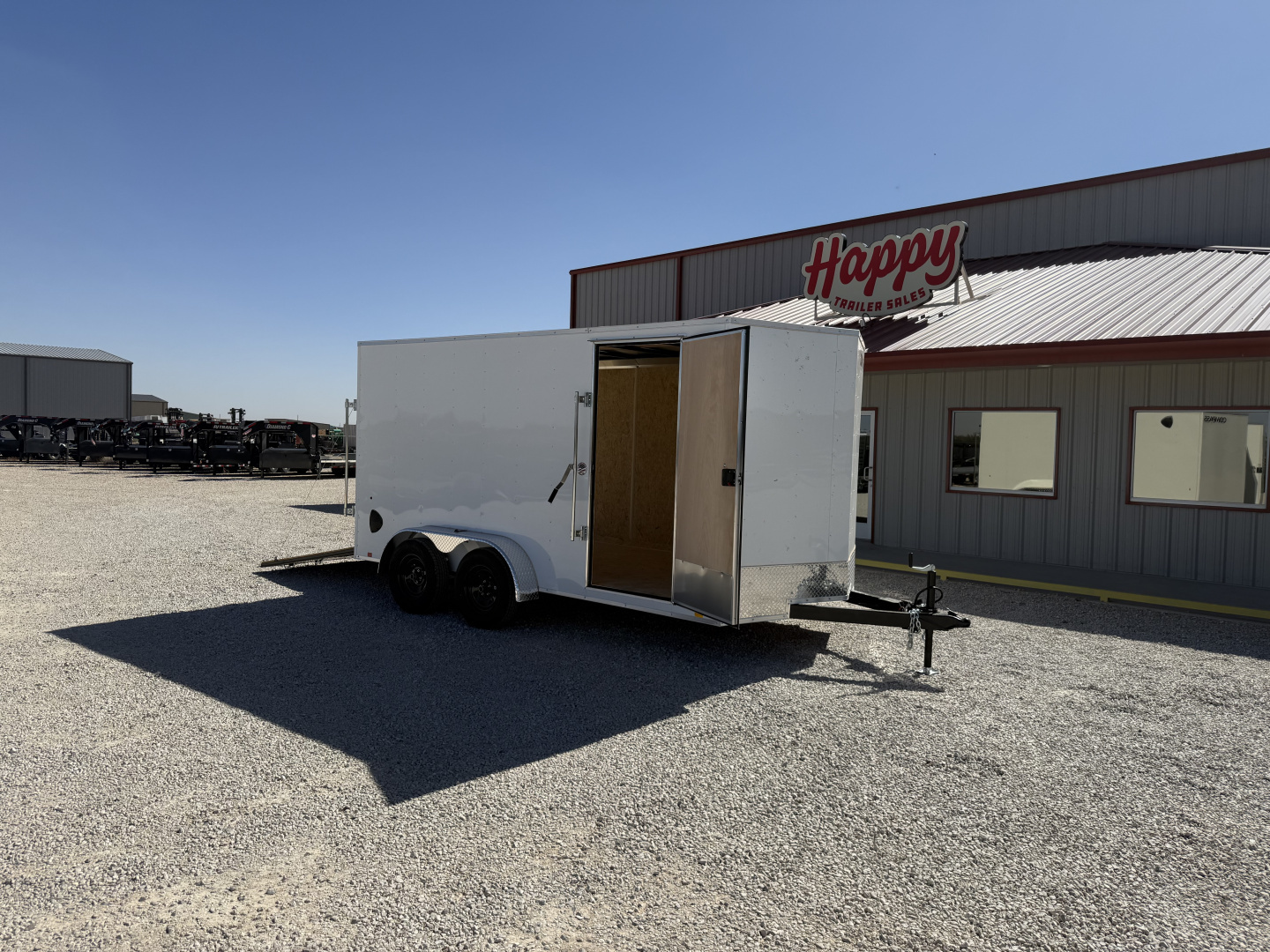 New 2026 Compass 7'x14' Enclosed Cargo Trailer - Indigo DLX