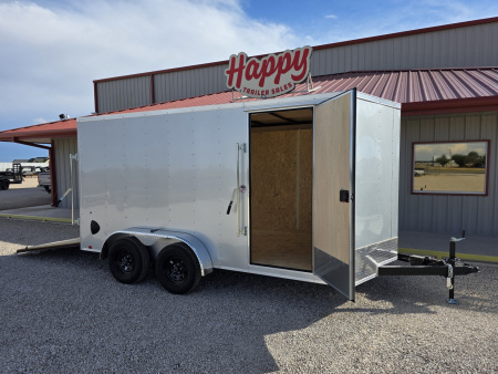New 2026 Compass 7'x14' Enclosed Cargo Trailer - Indigo DLX