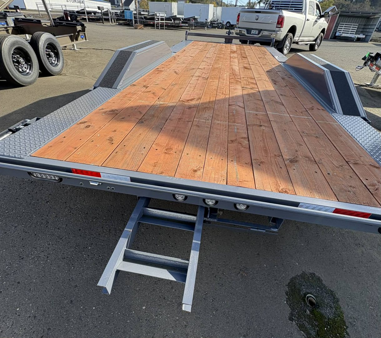 New CAR HAULER 2026 VERSATILE HD720TA3 7X20 ROCK CRAWLER DRIVE OVER FENDERS 10K TRAILER GRAY