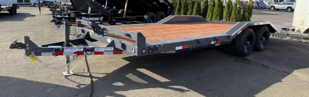 New CAR HAULER 2026 VERSATILE HD720TA3 7X20 ROCK CRAWLER DRIVE OVER FENDERS 10K TRAILER GRAY