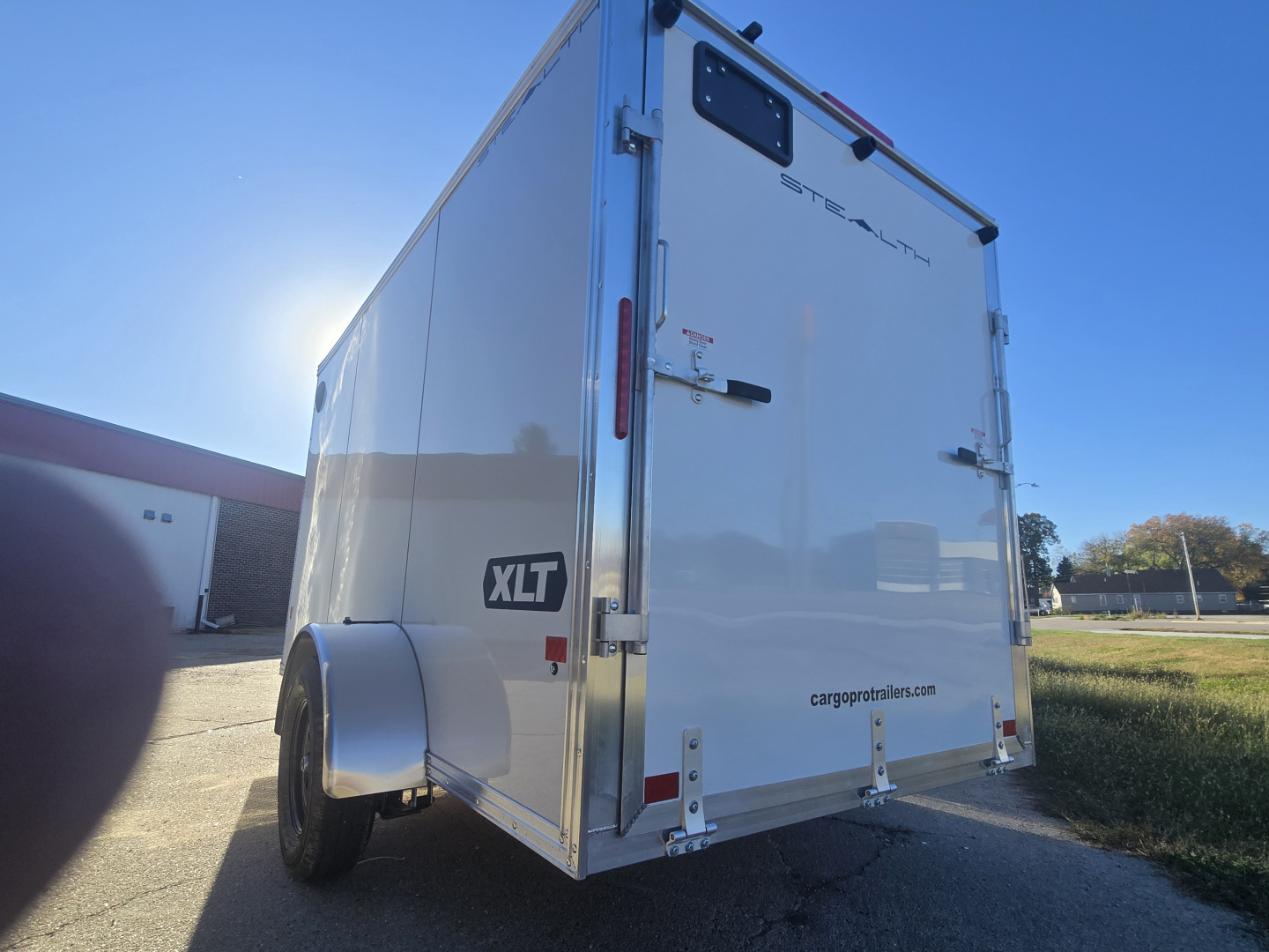 New 2026 ALCOM 6x12 XLT All Aluminum enclosed Cargo / Enclosed Trailer