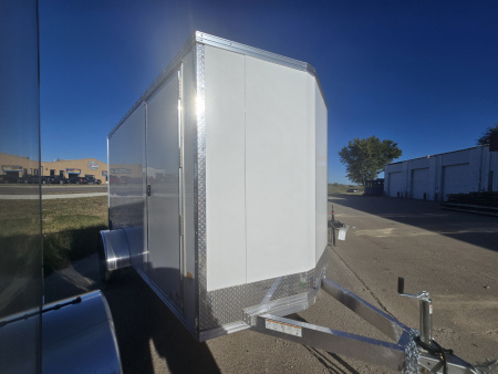 New 2026 ALCOM 6x12 XLT All Aluminum enclosed Cargo / Enclosed Trailer