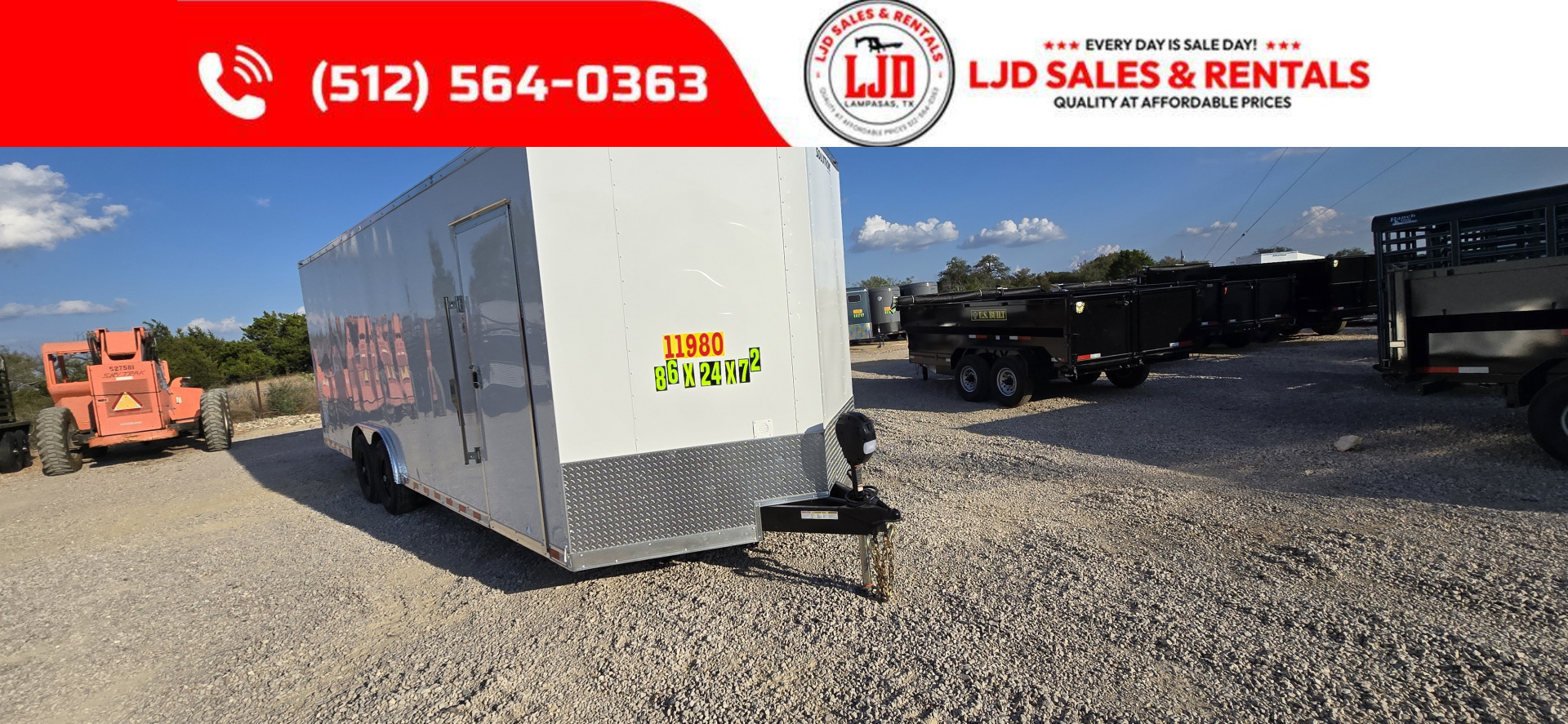 New 2026 Stallion - 8'5" X 24' X 7'2" - Cargo / Enclosed Trailer