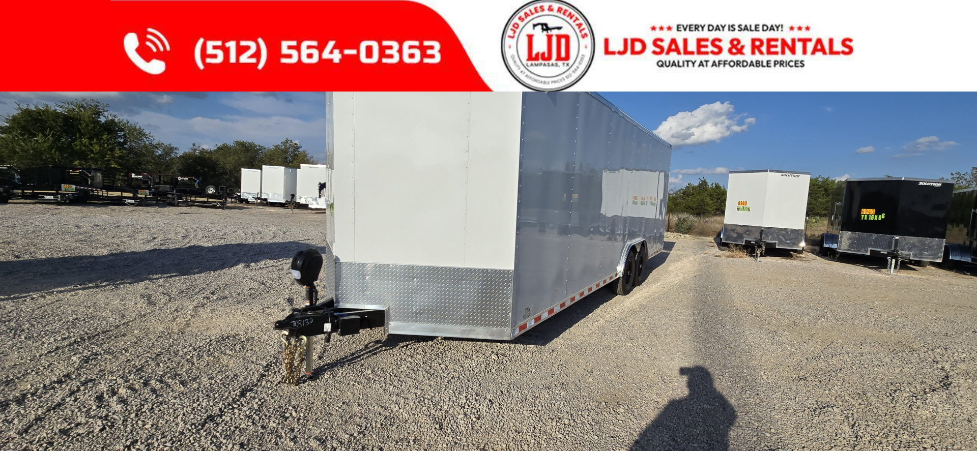 New 2026 Stallion - 8'5" X 24' X 7'2" - Cargo / Enclosed Trailer