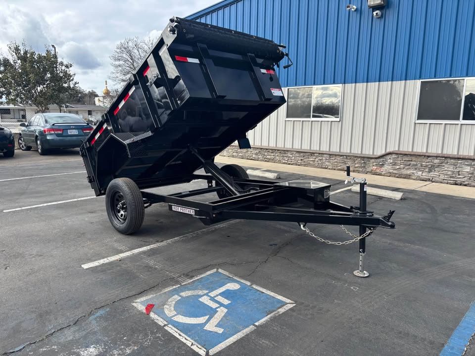 New 2026 Iron Panther 5x8x2 Dump Trailer