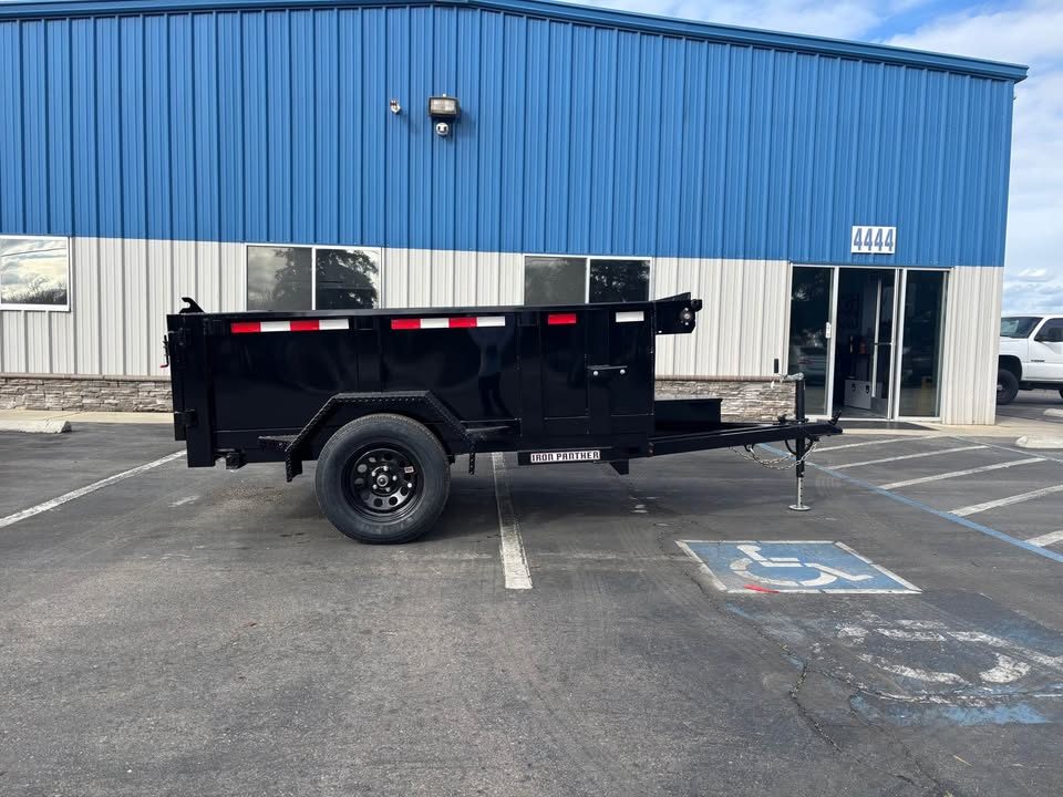 New 2026 Iron Panther 5x8x2 Dump Trailer