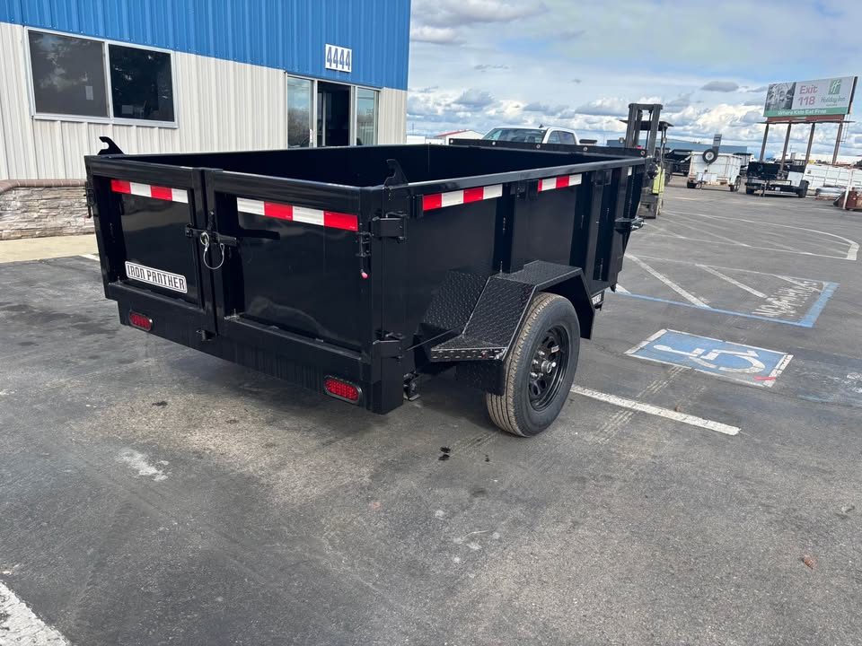 New 2026 Iron Panther 5x8x2 Dump Trailer