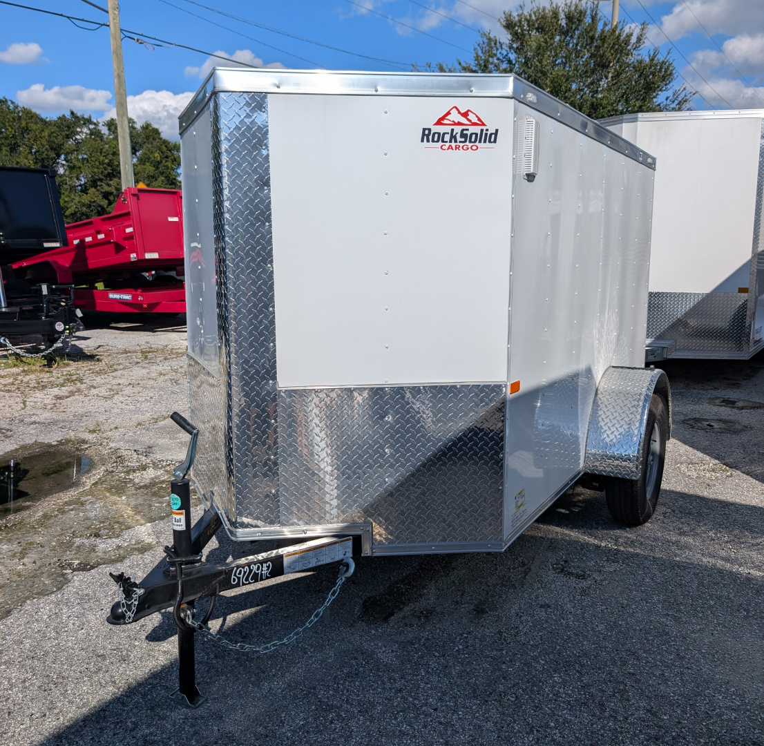 New 2026 Rock Solid Cargo 5X8 SA ENCLOSED Cargo / Enclosed Trailer