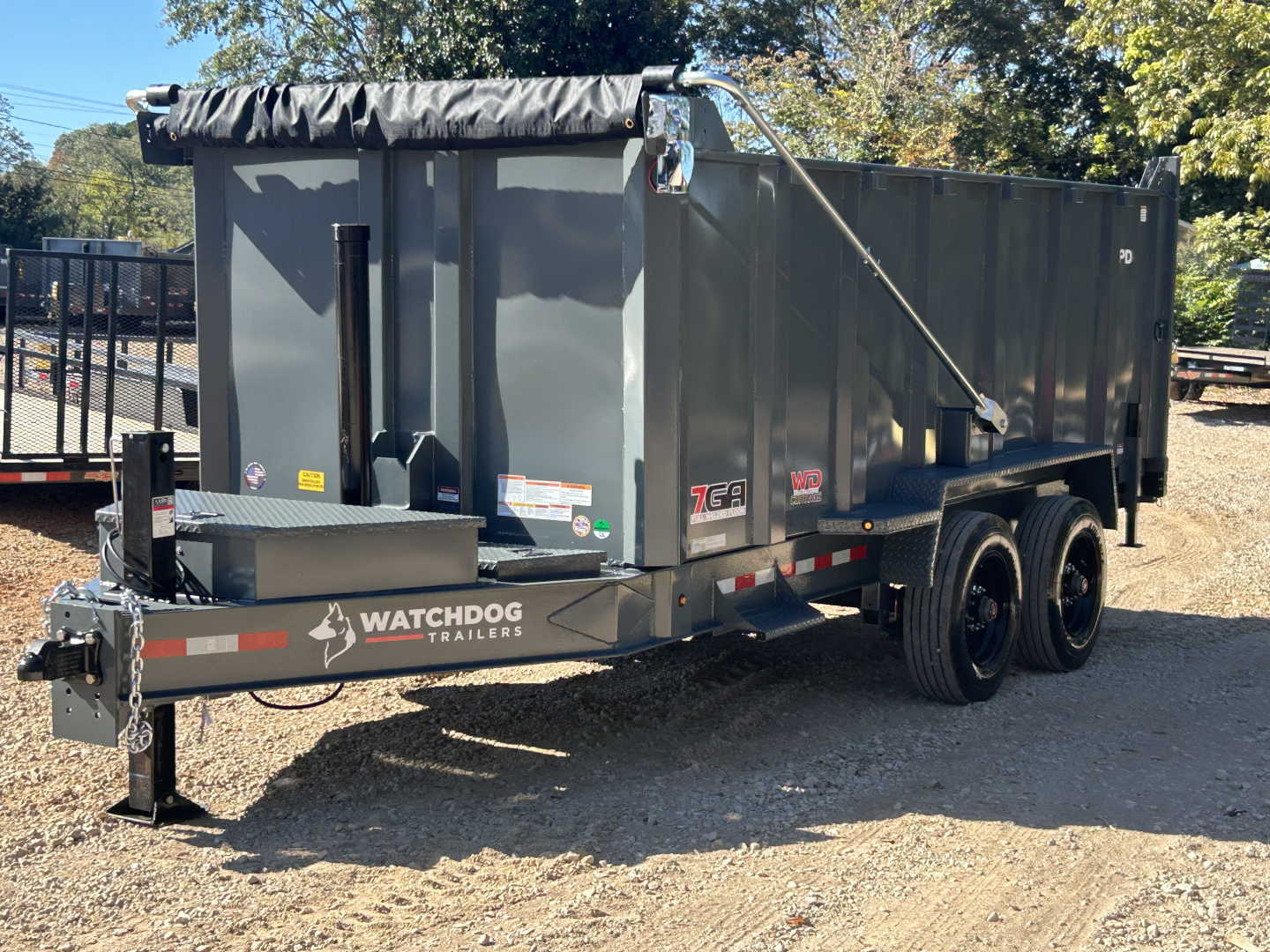 New 2026 Watchdog Trailers 7x16 22k Pro Series Dump Trailer