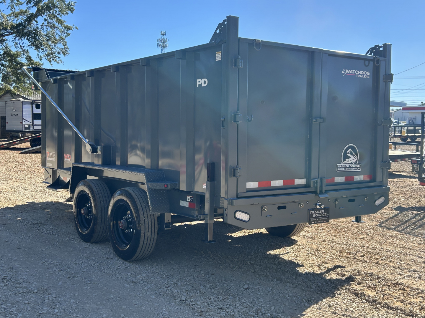 New 2026 Watchdog Trailers 7x16 22k Pro Series Dump Trailer