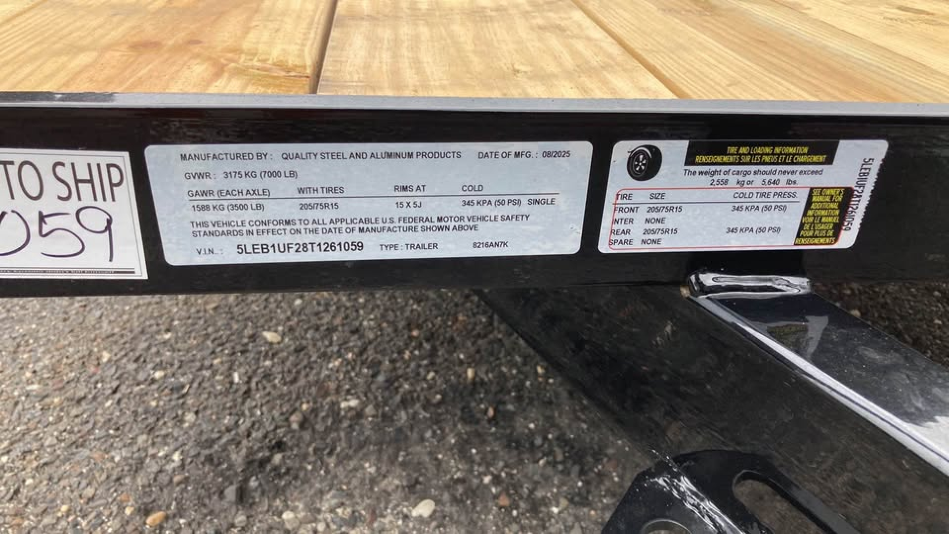 New 2026 Quality Steel and Aluminum 16' Utility Trailer