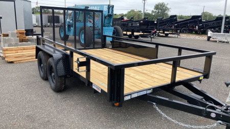 New 2026 Quality Steel and Aluminum 7x12 Utility Trailer