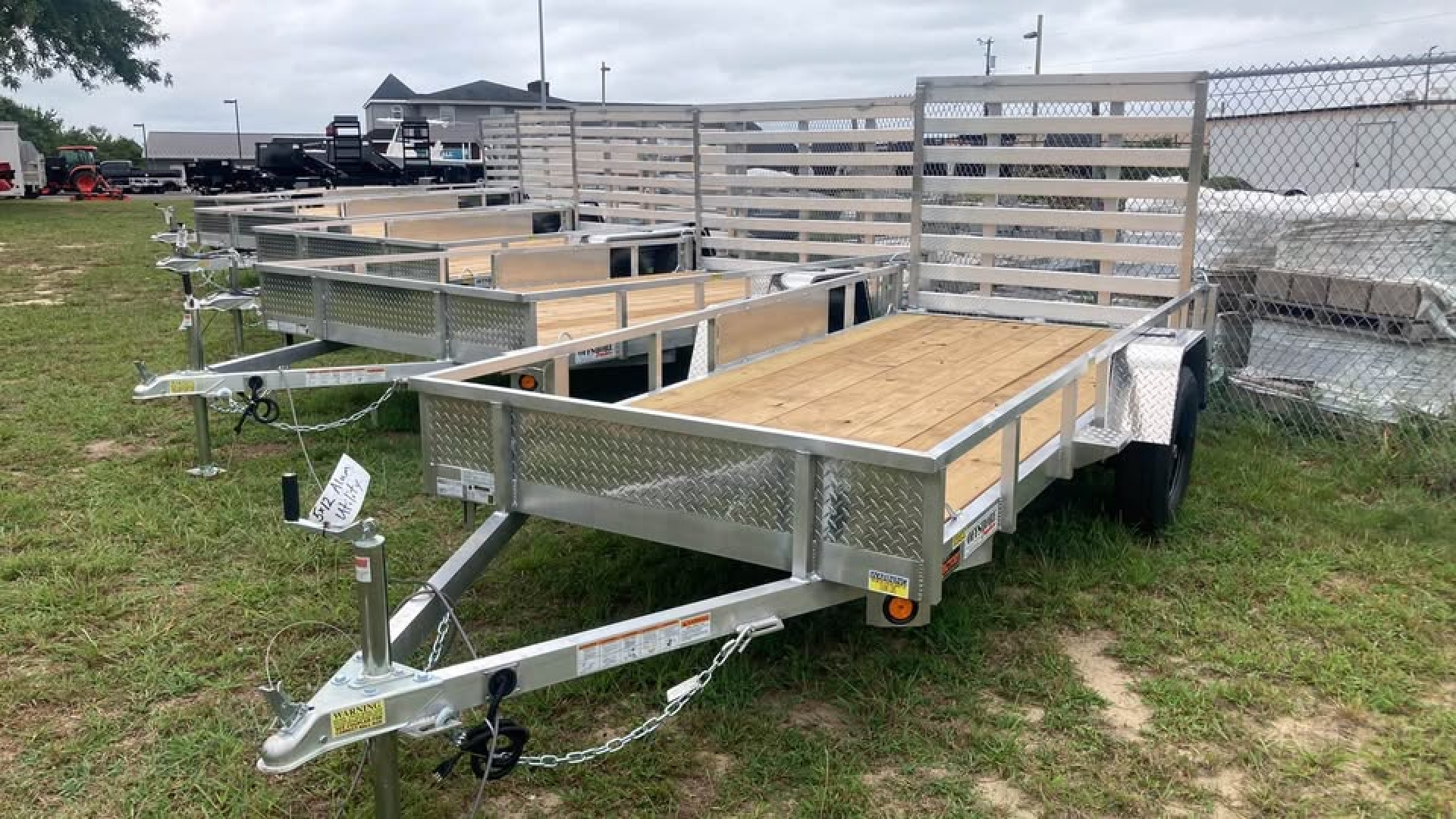 New 2026 Quality Steel and Aluminum 5x12 aluminum Utility Trailer