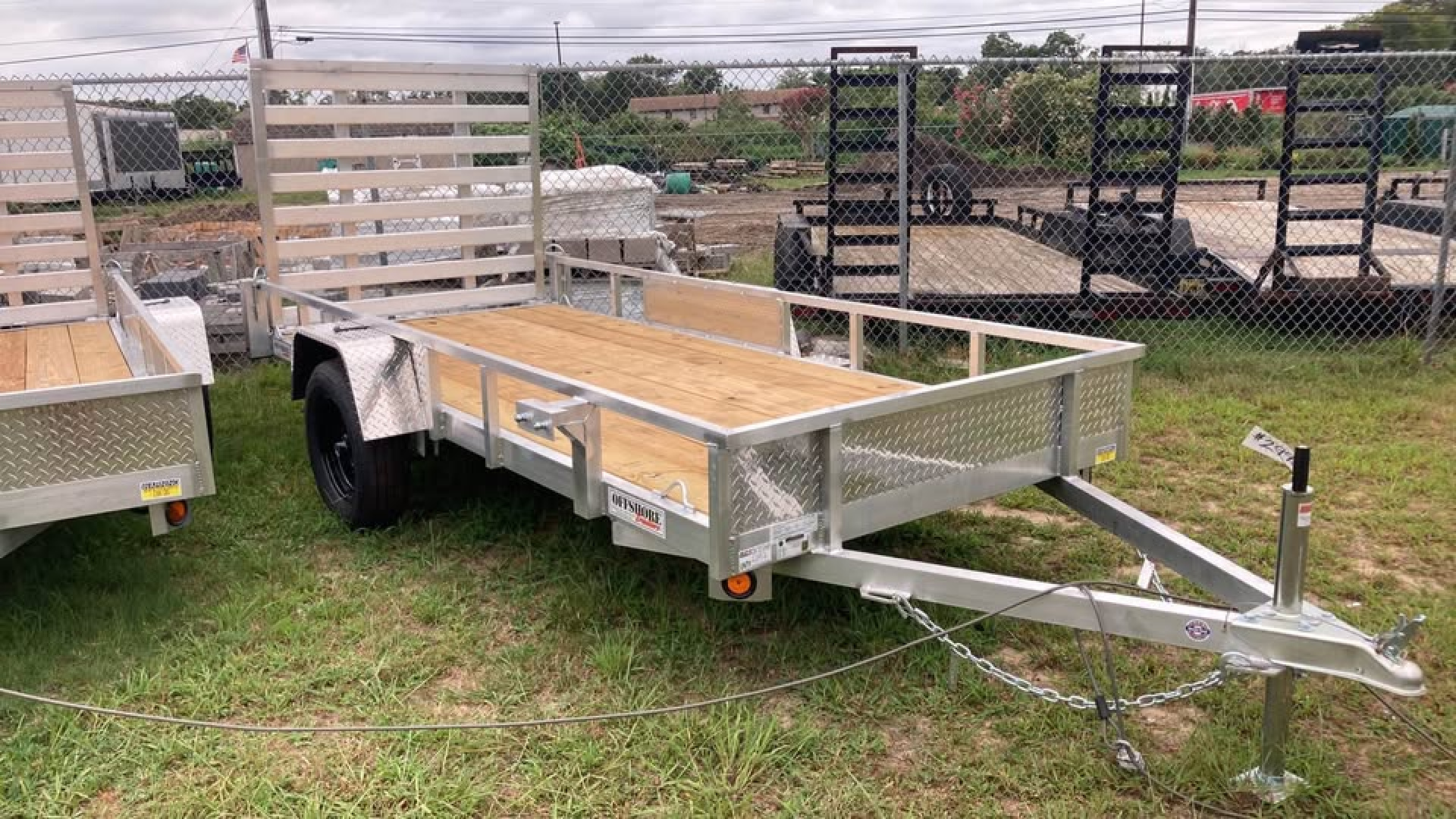 New 2026 Quality Steel and Aluminum 5x12 aluminum Utility Trailer