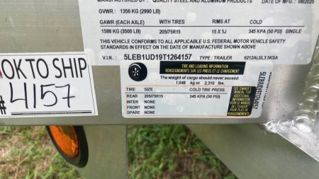 New 2026 Quality Steel and Aluminum 5x12 aluminum Utility Trailer