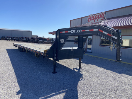 Used 2025 Delco 102 x40' GN Flatbed w/ Singles