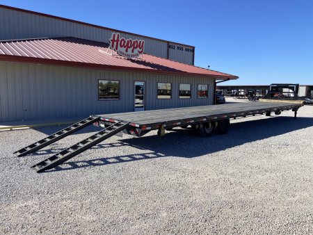 Used 2025 Delco 102"x40' GN Flatbed w/ Singles