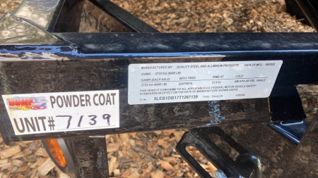 New 2026 Quality Steel and Aluminum 5x8 Dump Trailer