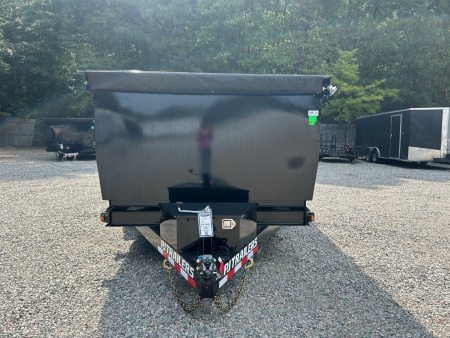 New 2026 PJ Trailers D7 7x14 Dump 14K w/ 4' Sides Dump Trailer