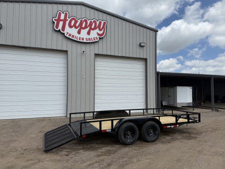 New 2026 X-On 83"x16' Tandem Axle Utility Trailer - U6