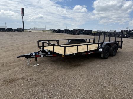 New 2026 X-On 83"x16' Tandem Axle Utility Trailer - U6