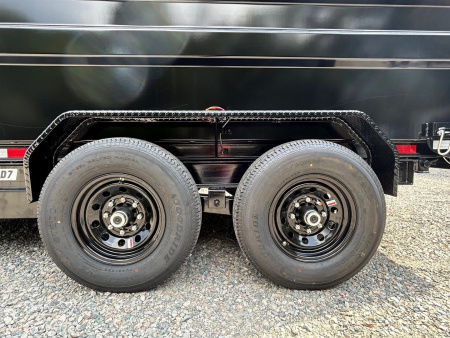 New 2026 PJ Trailers D7 7x14 Dump 14K w/ 4' Sides Dump Trailer