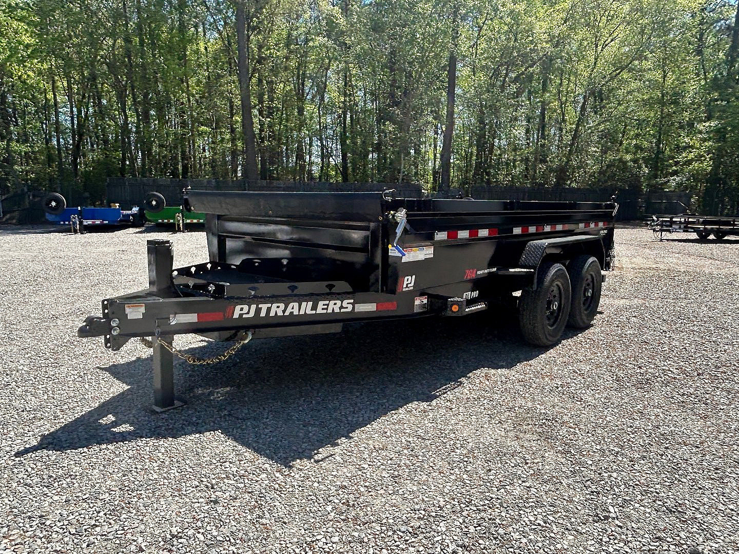 New 2026 PJ Trailers 7X14 DL 14K Dump Trailer w/ Hydraulic Jack