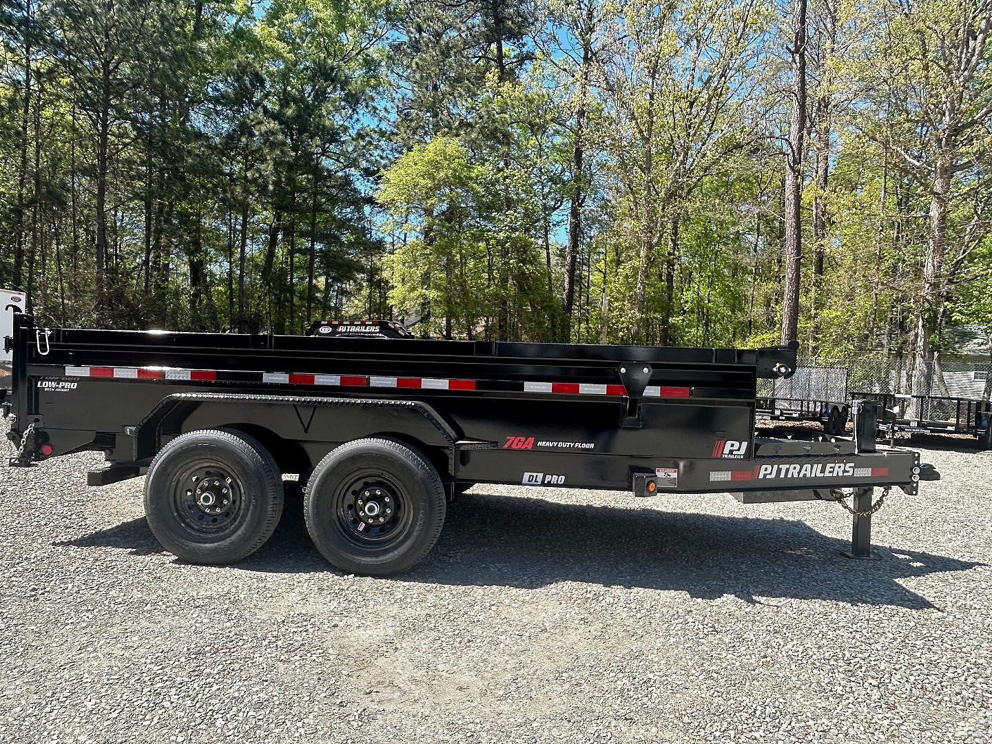 New 2026 PJ Trailers 7X14 DL 14K Dump Trailer w/ Hydraulic Jack