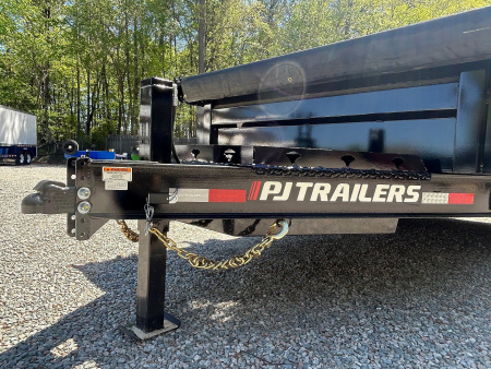 New 2026 PJ Trailers 7X14 DL 14K Dump Trailer w/ Hydraulic Jack