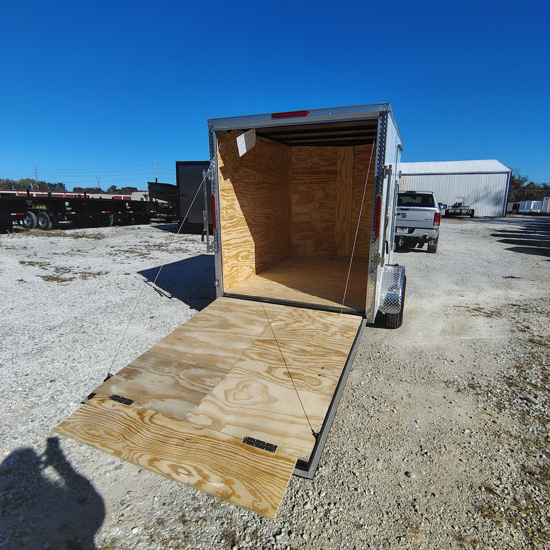 New 2025 Mammoth 6x8 SA Cargo / Enclosed Trailer, 6' interior height, 35k axle, .080 Polycore