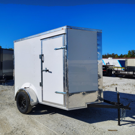 New 2025 Mammoth 6x8 SA Cargo / Enclosed Trailer, 6' interior height, 35k axle, .080 Polycore