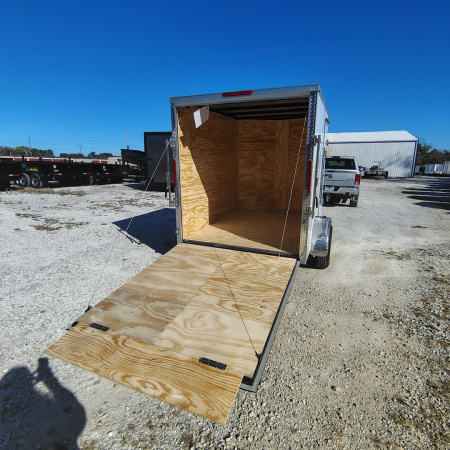 New 2025 Mammoth 6x8 SA Cargo / Enclosed Trailer, 6' interior height, 35k axle, .080 Polycore