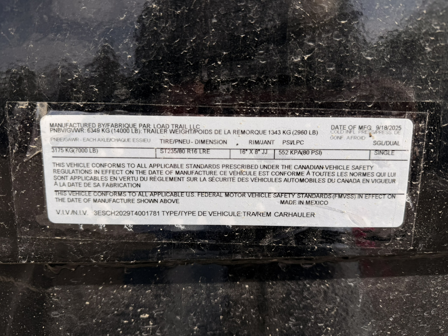 New 2026 Load Trail 7-HD20 Equipment Hauler 14K GVWR