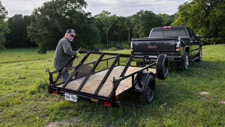 New 2025 Big Tex Trailers 30SA-10 5x10' Utility Trailer