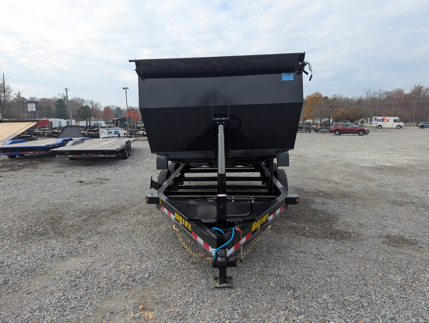 New 2026 Big Tex Trailers 16TD-7x14 Heavy Duty 17.6K Telescopic Dump w/ Slide-In Ramps & 4' Sides Dump Trailer