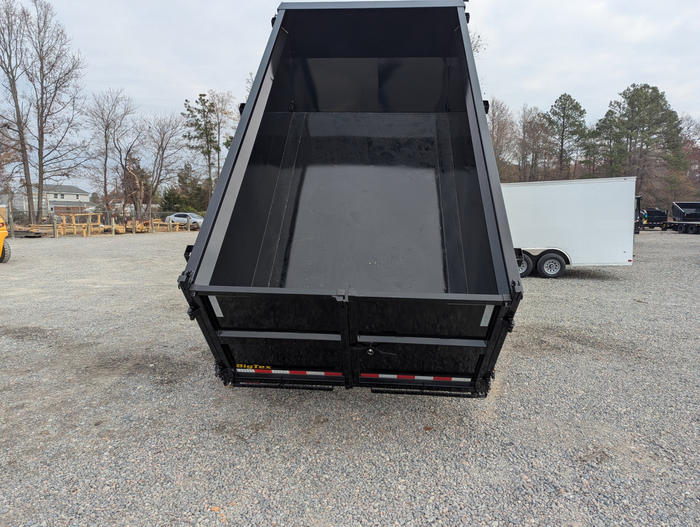 New 2026 Big Tex Trailers 16TD-7x14 Heavy Duty 17.6K Telescopic Dump w/ Slide-In Ramps & 4' Sides Dump Trailer