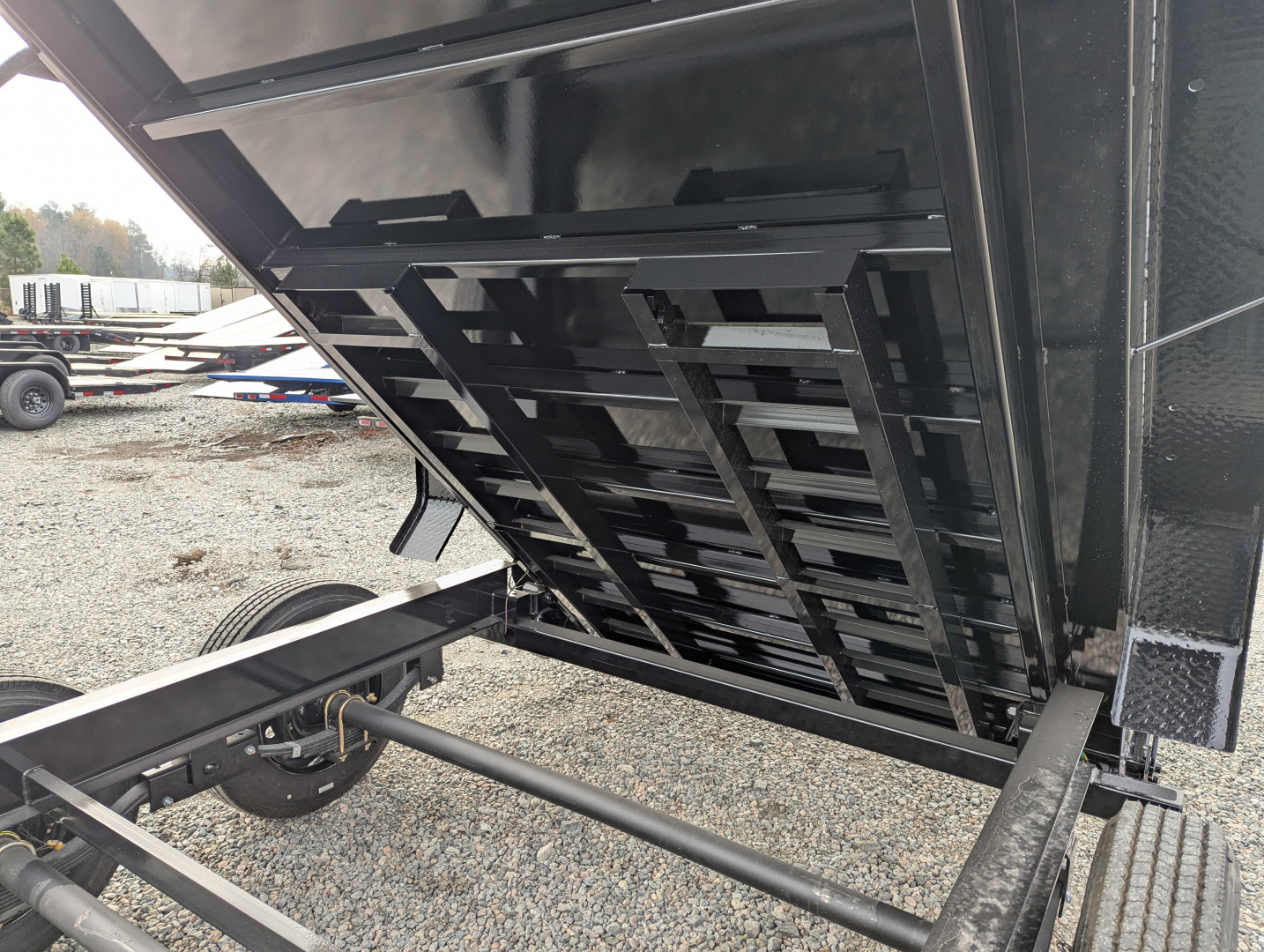 New 2026 Big Tex Trailers 16TD-7x14 Heavy Duty 17.6K Telescopic Dump w/ Slide-In Ramps & 4' Sides Dump Trailer