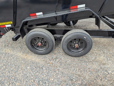 New 2026 Big Tex Trailers 16TD-7x14 Heavy Duty 17.6K Telescopic Dump w/ Slide-In Ramps & 4' Sides Dump Trailer